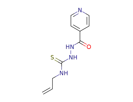 Molecular Structure of 15886-23-4 (N-(prop-2-en-1-yl)-2-(pyridin-4-ylcarbonyl)hydrazinecarbothioamide)