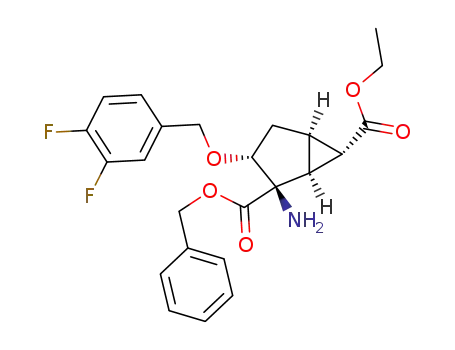 Bicyclo[3.1.0]hexane-2,6-dicarboxylic acid,
2-amino-3-[(3,4-difluorophenyl)methoxy]-, 6-ethyl 2-(phenylmethyl) ester,
(1S,2R,3R,5R,6S)-