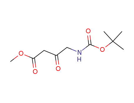 Butanoic acid, 4-[[(1,1-dimethylethoxy)carbonyl]amino]-3-oxo-, methyl
ester