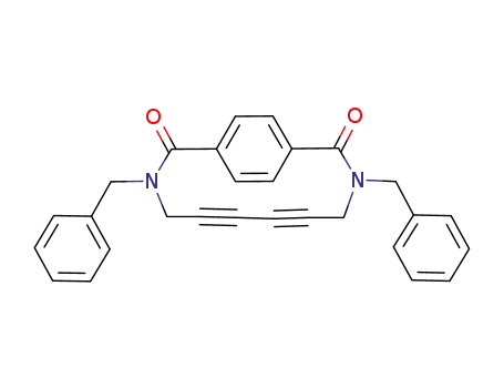 3,10-dibenzyl-3,10-diaza-bicyclo[10.2.2]hexadeca-1<sup>(15)</sup>,12<sup>(16)</sup>,13-triene-5,7-diyne-2,11-dione