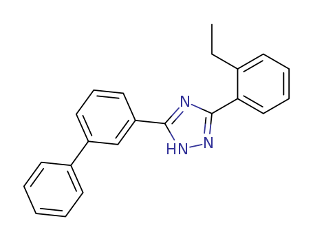 1H-1,2,4-Triazole,3-[1,1'-biphenyl]-3-yl-5-(2-ethylphenyl)-