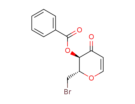 1,5-anhydro-4-O-benzoyl-6-bromo-2,6-dideoxy-α-D-erythro-hex-1-en-3-ulose