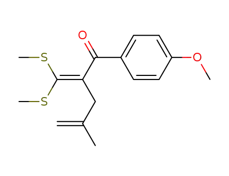 4-Penten-1-one,
2-[bis(methylthio)methylene]-1-(4-methoxyphenyl)-4-methyl-