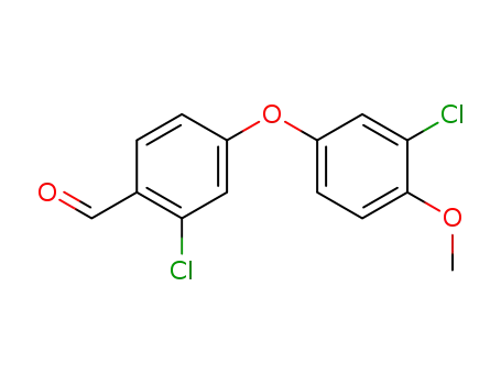 2-chloro-4-(3-chloro-4-methoxy-phenoxy)-benzaldehyde