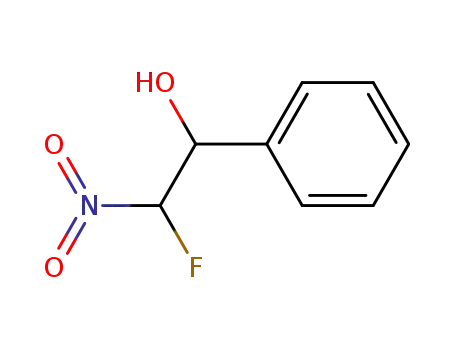 Molecular Structure of 38257-72-6 (Benzenemethanol, alpha-(fluoronitromethyl)- (9CI))