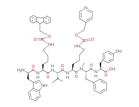 C<sub>69</sub>H<sub>80</sub>N<sub>10</sub>O<sub>12</sub>
