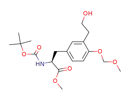 L-Tyrosine,
N-[(1,1-dimethylethoxy)carbonyl]-3-(2-hydroxyethyl)-O-(methoxymethyl)-,
methyl ester