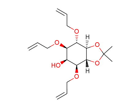 Molecular Structure of 136986-26-0 (rac-1,3,4-Tri-O-allyl-5,6-O-isopropylidene-myo-inositol)