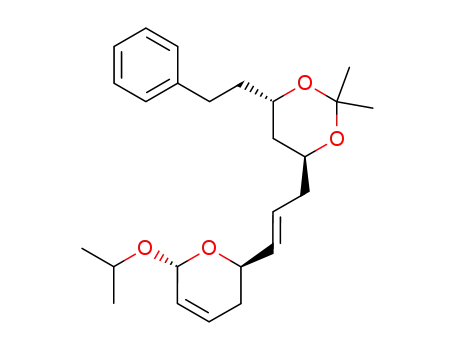 (4S,6S)-4-{(E)-3-[(2R,6R)-6-isopropoxy-3,6-dihydro-2H-pyran-2-yl]-allyl}-2,2-dimethyl-6-phenethyl-[1,3]dioxane