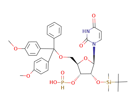 5'-O-(4,4'-dimethoxytrityl)-2'-O-(tert-butyldimethylsilyl)uridin-3'-yl H-phosphonate
