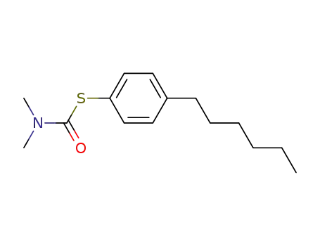 Molecular Structure of 153310-08-8 (S-p-hexylphenyl N,N-dimethylthiocarbamate)