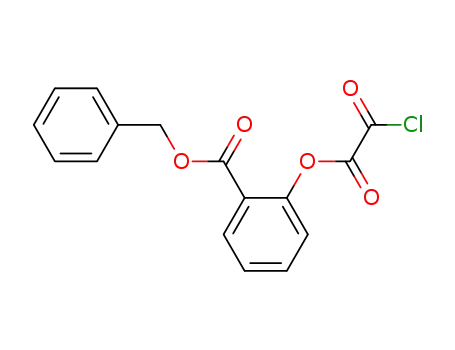 Molecular Structure of 869879-62-9 (2-chlorooxalyloxy-benzoic acid benzyl ester)