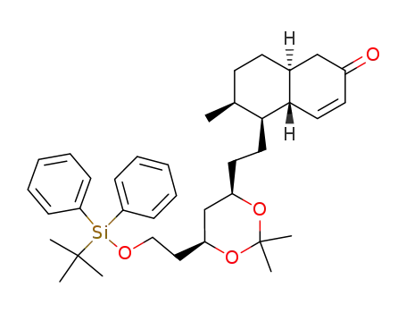 (4aR,5S,6S,8aS)-5-(2-{(4R,6S)-6-[2-(tert-Butyl-diphenyl-silanyloxy)-ethyl]-2,2-dimethyl-[1,3]dioxan-4-yl}-ethyl)-6-methyl-4a,5,6,7,8,8a-hexahydro-1H-naphthalen-2-one