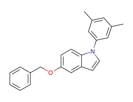 5-benzyloxy-1-(3,5-dimethylphenyl)-1H-indole