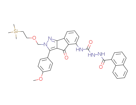 Molecular Structure of 807628-38-2 (C<sub>35</sub>H<sub>35</sub>N<sub>5</sub>O<sub>5</sub>Si)