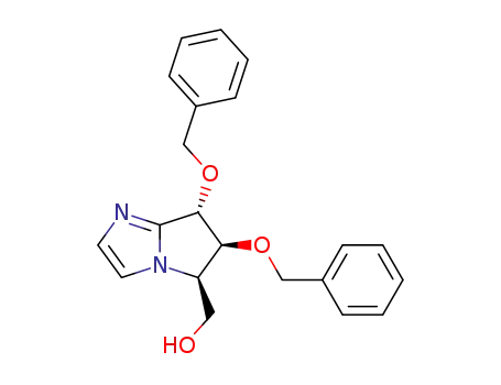(6,7-bis-benzyloxy-6,7-dihydro-5<i>H</i>-pyrrolo[1,2-<i>a</i>]imidazol-5-yl)-methanol