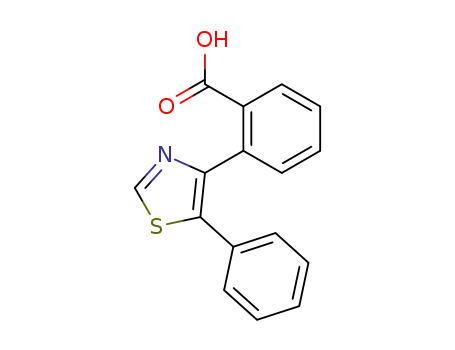 o-(5-phenylthiazol-4-yl)benzoic acid