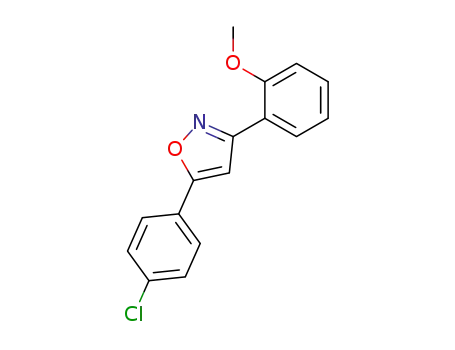 Isoxazole, 5-(4-chlorophenyl)-3-(2-methoxyphenyl)-