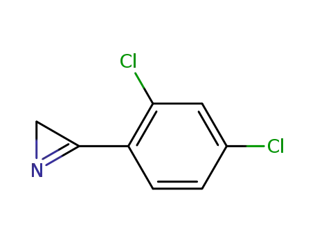 Molecular Structure of 845621-45-6 (2H-Azirine, 3-(2,4-dichlorophenyl)-)