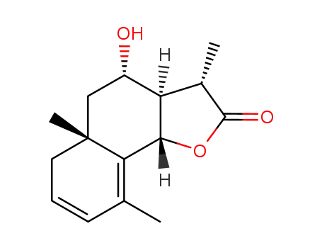 8α-hydroxy-6,11β,7αH-eudesma-2,4-dien-6,12-olide
