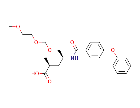 (2S,4S)-5-(2-methoxyethoxy)methoxy-2-methyl-4-[(4-phenoxybenzoyl)amino]pentanoic acid