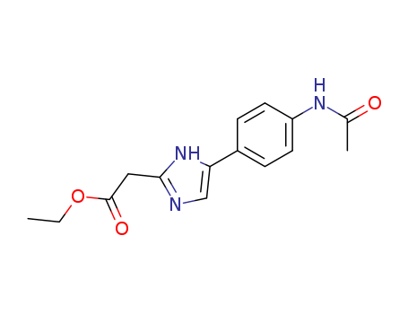 5-(4-(Acetylamino)phenyl)-1H-imidazole-2-acetic acid ethyl ester