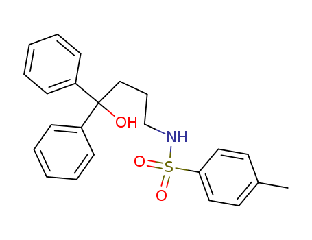 <i>N</i>-(4-hydroxy-4,4-diphenyl-butyl)-4-methyl-benzenesulfonamide