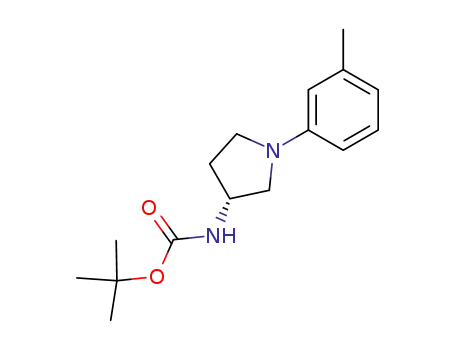 (1-<i>m</i>-tolyl-pyrrolidin-3-yl)-carbamic acid <i>tert</i>-butyl ester