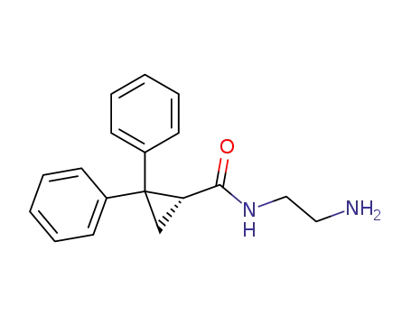 Molecular Structure of 109546-07-8 (N-(2-AMinoethyl)-2,2-diphenylcyclopropanecarboxaMide)