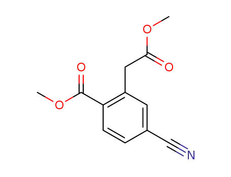methyl 4-cyano-2-methoxycarbonylmethylbenzoate