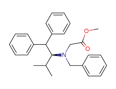 Glycine, N-[(1S)-1-(diphenylmethyl)-2-methylpropyl]-N-(phenylmethyl)-,
methyl ester