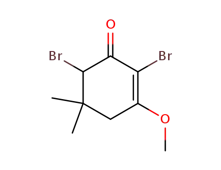 2,6-dibromo-5,5-dimethyl-3-methoxycyclohex-2-en-1-one