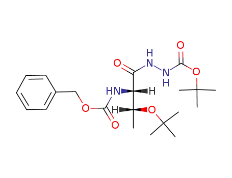 O-(1,1-ジメチルエチル)-N-[(ベンジルオキシ)カルボニル]-L-トレオニン2-[(1,1-ジメチルエトキシ)カルボニル]ヒドラジド