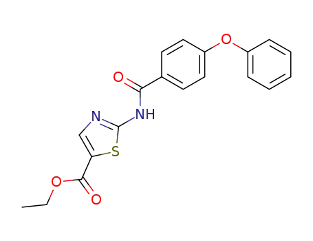 5-Thiazolecarboxylic acid, 2-[(4-phenoxybenzoyl)amino]-, ethyl ester