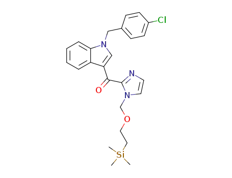 [1-(4-chloro-benzyl)-1<i>H</i>-indol-3-yl]-[1-(2-trimethylsilanyl-ethoxymethyl)-1<i>H</i>-imidazol-2-yl]-methanone