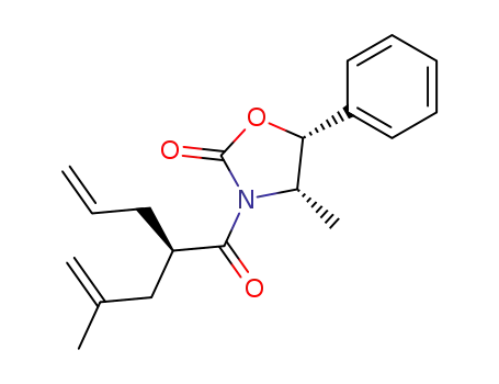(4S,5R)-3-((R)-2-Allyl-4-methyl-pent-4-enoyl)-4-methyl-5-phenyl-oxazolidin-2-one