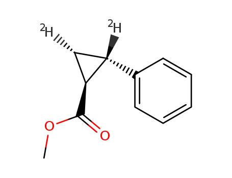 methyl 2-phenyl-trans-2,3-dideuteriocyclopropanecarboxylate