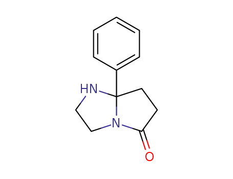 Molecular Structure of 7421-62-7 (7a-phenyl-hexahydro-1H-pyrrolo[1,2-a]imidazolidin-5-one)