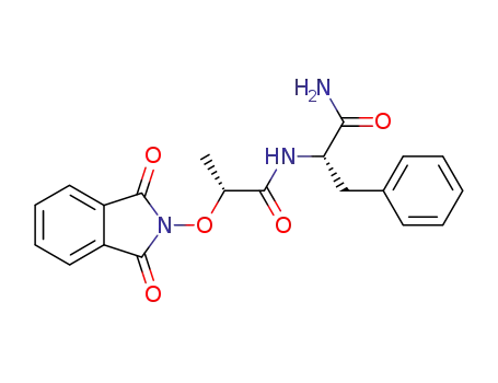 (R)-N-((S)-1-Carbamoyl-2-phenyl-ethyl)-2-(1,3-dioxo-1,3-dihydro-isoindol-2-yloxy)-propionamide