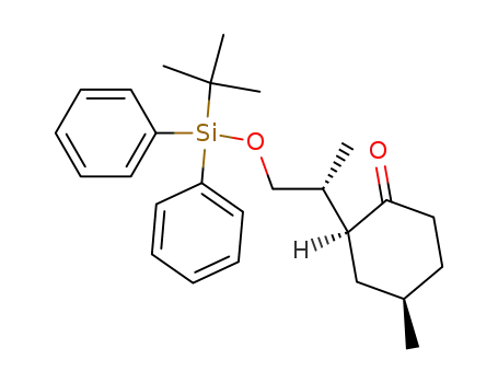 (2S,4R)-2-[(R)-2-(tert-Butyl-diphenyl-silanyloxy)-1-methyl-ethyl]-4-methyl-cyclohexanone