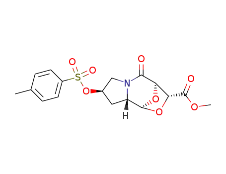 (1S,2S,4R,8R,9R)-7-oxo-4-(toluene-4-sulfonyloxy)-10,11-dioxa-6-aza-tricyclo[6.2.1.0]undecane-9-carboxylic acid methyl ester