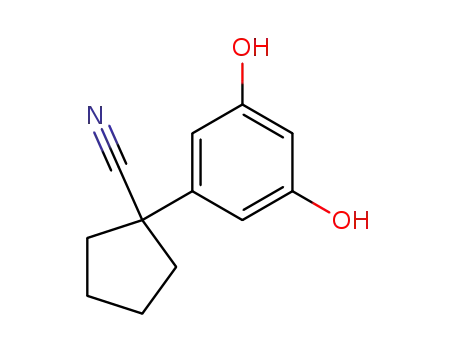 1-(3,5-dihydroxy-phenyl)-cyclopentanecarbonitrile