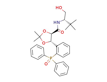 1,3-Dioxolane-4-carboxamide,
5-[2-(diphenylphosphinyl)phenyl]-N-[(1S)-1-(hydroxymethyl)-2,2-dimethyl
propyl]-2,2-dimethyl-, (4R,5S)-