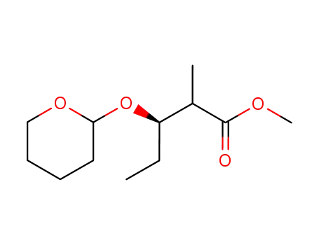 methyl (2R,3R)-2-methyl-3-tetrahydropyranyloxypentenoate