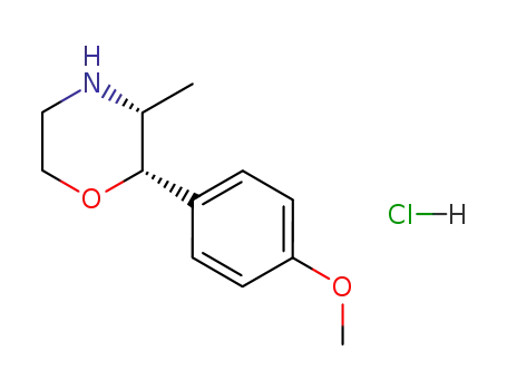 cis 2-(p-methoxyphenyl)-3-methylmorpholine hydrochloride