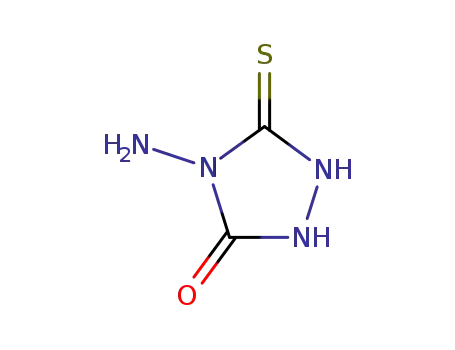 Molecular Structure of 60783-96-2 (1,2,4-Triazolidin-3-one, 4-amino-5-thioxo-)
