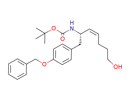 [(Z)-(S)-1-(4-Benzyloxy-benzyl)-6-hydroxy-hex-2-enyl]-carbamic acid tert-butyl ester