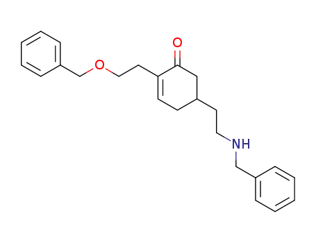 2-(2-benzyloxyethyl)-6-(2-benzylaminoethyl)-2-cyclohexenone