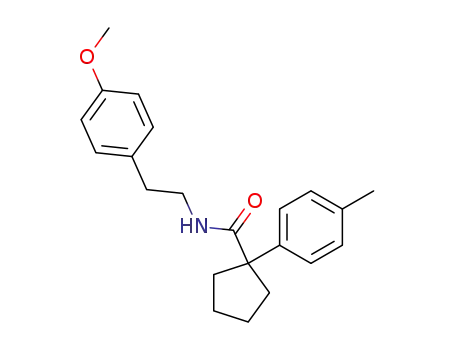 1-<i>p</i>-tolyl-cyclopentanecarboxylic acid [2-(4-methoxy-phenyl)-ethyl]-amide