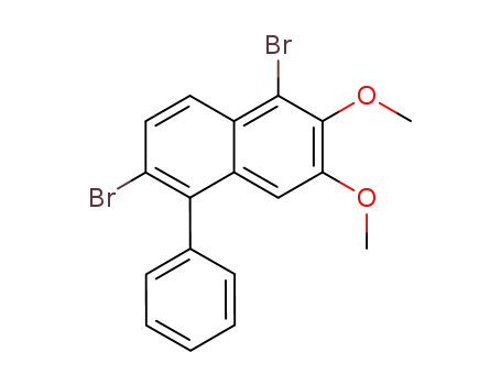 2,5-dibromo-6,7-dimethoxy-1-phenylnaphthalene